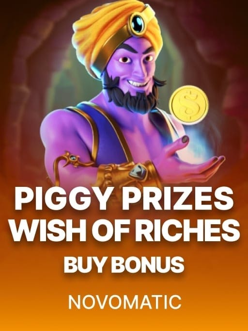 Piggy Prizes Wish of Riches Buy Bonus game banner